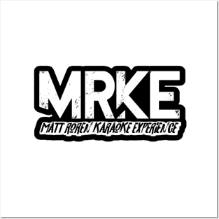 MRKE Black and White Logo Posters and Art